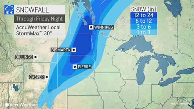 MAP 6xJ1 Projected snowfall through October 11, 2019 - AccuWeather MAP Projected snowfall through October 11, 2019 - AccuWeather