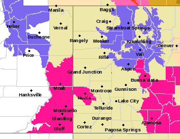MAP Winter weather advisory and red flag warning for October 19, 2019 - NWS MAP Winter weather advisory and red flag warning for October 19, 2019 - NWS