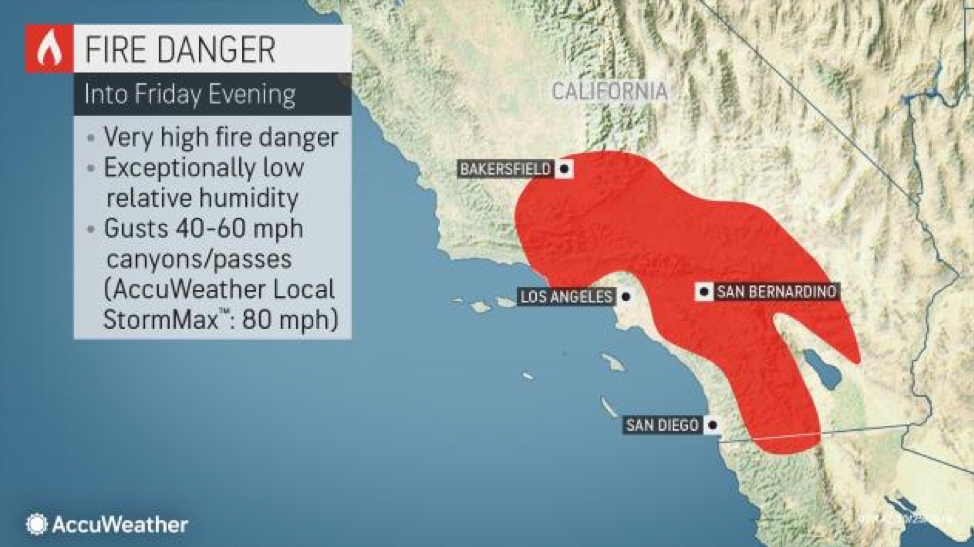 California Under Siege As Numerous Wind-driven Wildfires Force ...