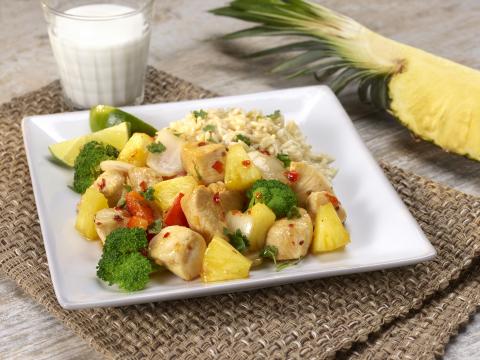 PICT RECIPE Thai Pineapple Chicken - USDA PICT RECIPE Thai Pineapple Chicken - USDA