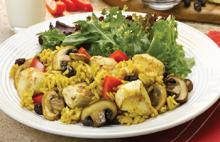 PICT RECIPE Curried Chicken with Raisins and Mushrooms - USDA PICT RECIPE Curried Chicken with Raisins and Mushrooms - USDA