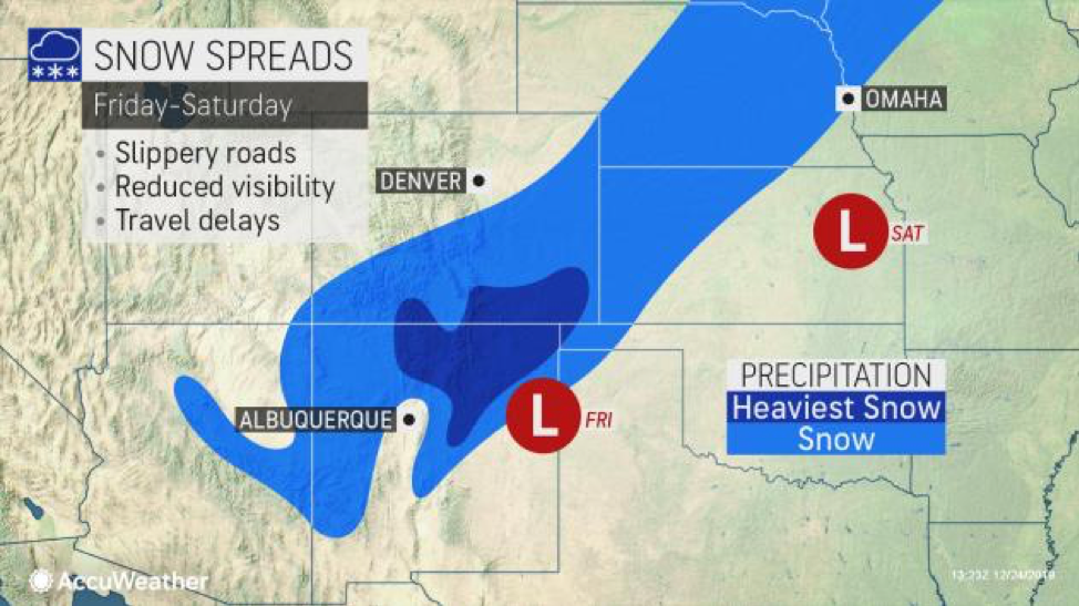 MAP Snow spreads in the western US Friday-Saturday - AccuWeather MAP Snow spreads in the western US Friday-Saturday - AccuWeather