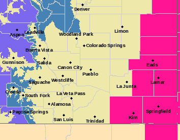 Dangerous Fire Conditions Return To Eastern Colorado Sunday Ahead
