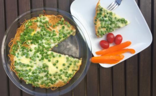 PICT RECIPE Pasta Fritrata with Peas - USDA