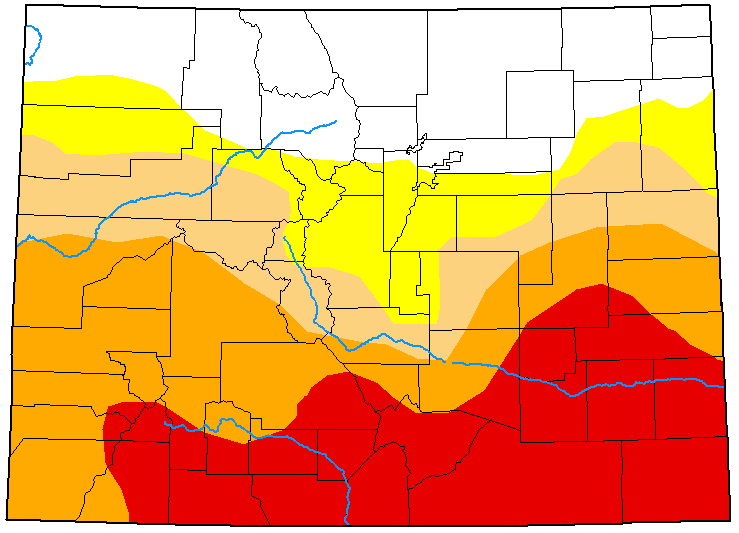 MAP Colorado Drought Conditions - June 9, 2020 - National Drought Mitigation Center MAP Colorado Drought Conditions - June 9, 2020 - National Drought Mitigation Center