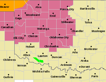 MAP Severe thunderstorm watch for northwest Oklahoma June 21, 2020 - NWS MAP Severe thunderstorm watch for northwest Oklahoma June 21, 2020 - NWS