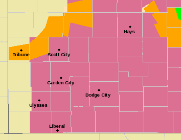 MAP Severe thunderstorm watch for southwest Kansas June 21, 2020 - NWS MAP Severe thunderstorm watch for southwest Kansas June 21, 2020 - NWS