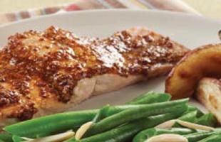 PICT RECIPE smoky mustard-maple salmon - USDA PICT RECIPE smoky mustard-maple salmon - USDA
