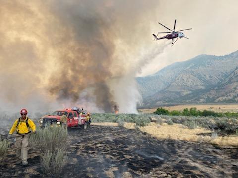 PICT Air operations at the Pine Gulch Fire August 10, 2020 PICT Air operations at the Pine Gulch Fire August 10, 2020
