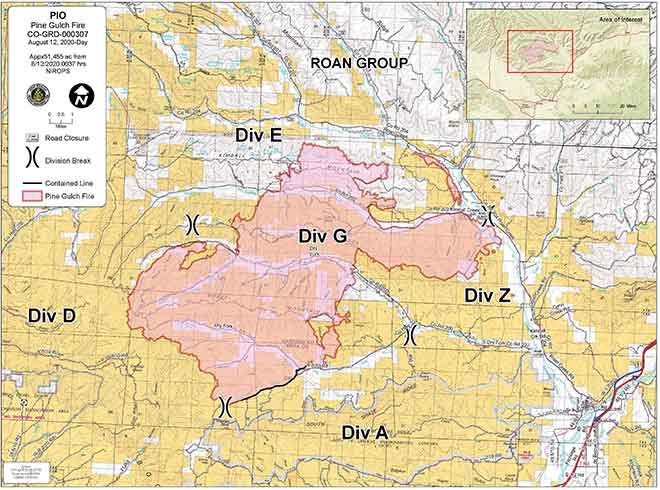 59,000 acres – Pine Gulch Fire doubles in two days, evacuations ...