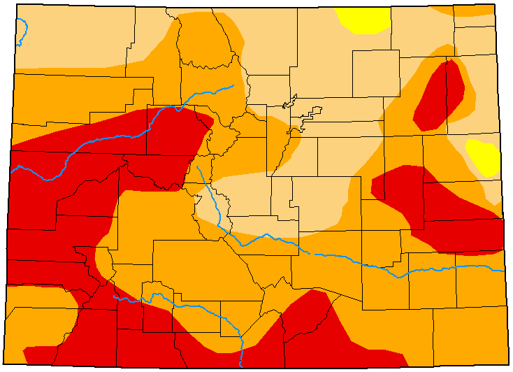 MAP Colorado Drought Conditions - August 18, 2020 - National Drought Mitigation Center MAP Colorado Drought Conditions - August 18, 2020 - National Drought Mitigation Center