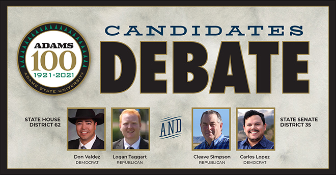AD Adams State debate graphic