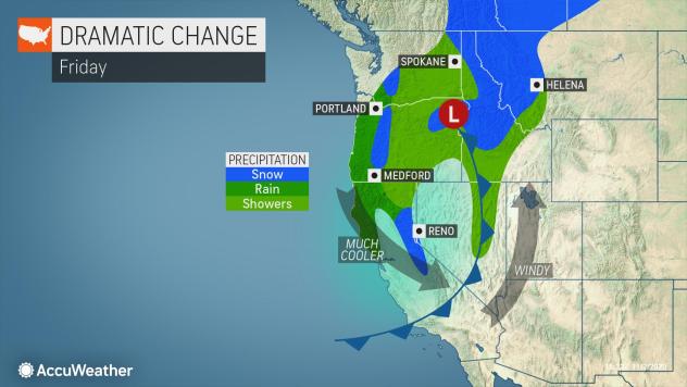 MAP Weather change coming November 6, 2020 - AccuWeather MAP Weather change coming November 6, 2020 - AccuWeather