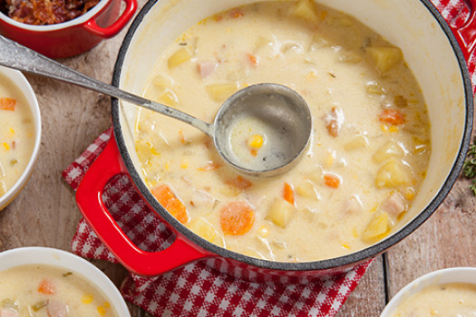 PICT RECIPE Cheese And Corn Chowder - USDA PICT RECIPE Cheese And Corn Chowder - USDA