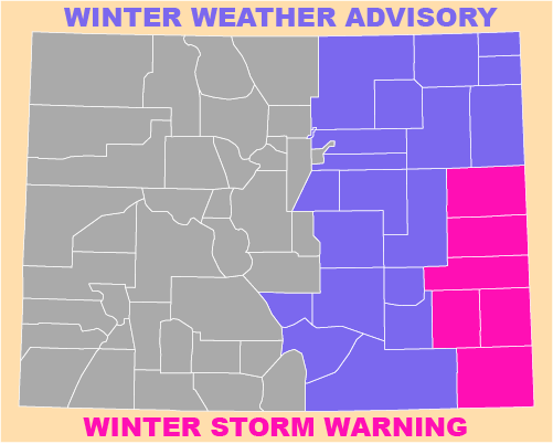 MAP Winter Weather Advisory and Winter Storm Warning for February 13-14, 2021. MAP Winter Weather Advisory and Winter Storm Warning for February 13-14, 2021.
