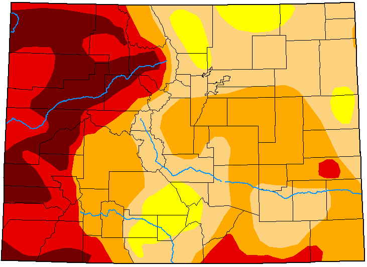 MAP Colorado Drought Conditions - April 13, 2021 - National Drought Mitigation Center