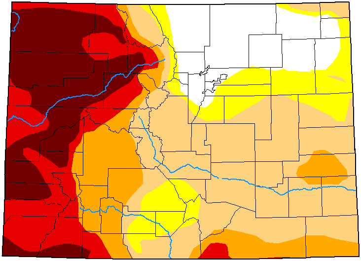 MAP Colorado Drought Conditions - May 11, 2021 - National Drought Mitigation Center