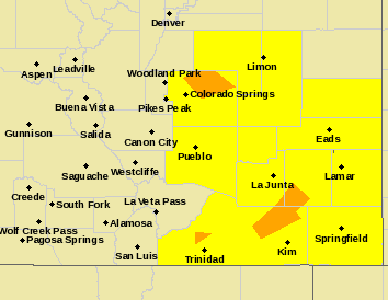 MAP Tornado watch in southeast Colorado for May 29, 2021 - NWS MAP Tornado watch in southeast Colorado for May 29, 2021 - NWS
