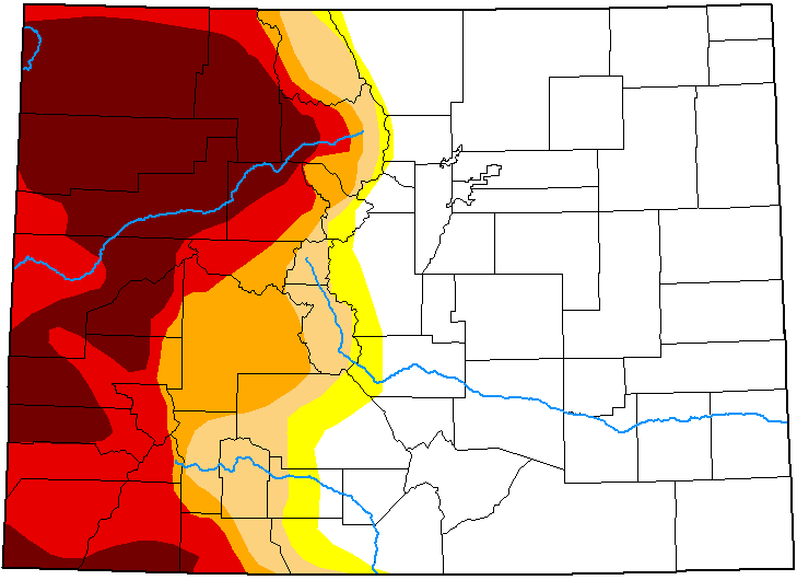 MAP Colorado Drought Conditions - June 8, 2021 - National Drought Mitigation Center