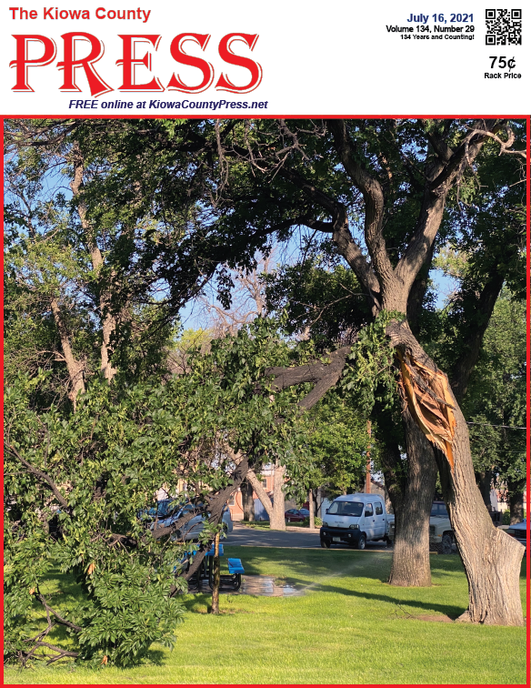 Photo of the Week - 2020-07-16 - Damage from a wind storm last week in Kiowa County, Colorado - Chris Sorensen