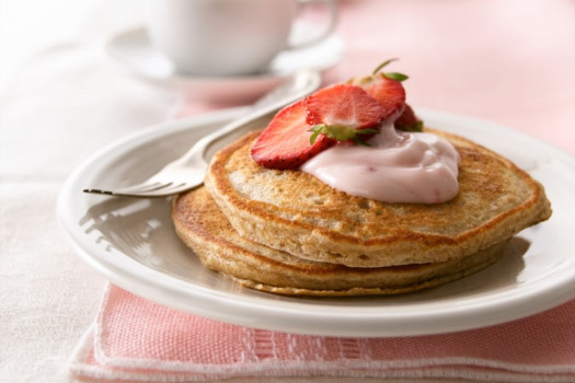 PICT RECIPE Whole Grain Strawberry Pancakes - USDA PICT RECIPE Whole Grain Strawberry Pancakes - USDA