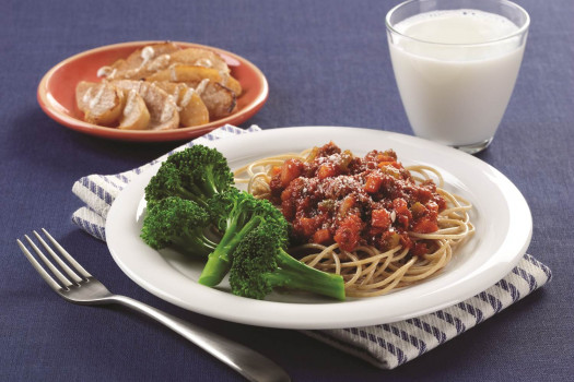 PICT RECIPE Spaghetti With Quick Meat Sauce - USDA