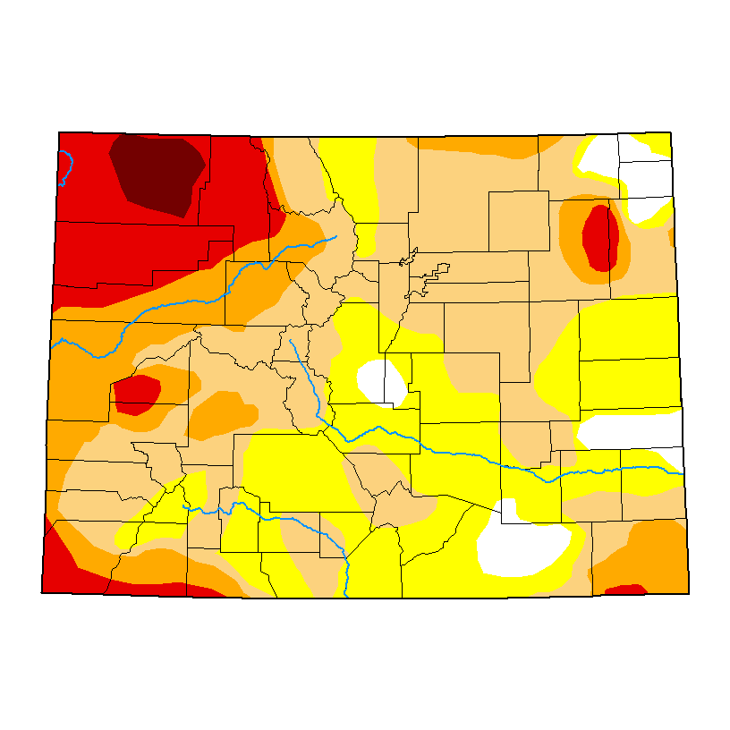 MAP Colorado Drought Conditions - October 12, 2021 - National Drought Mitigation Center