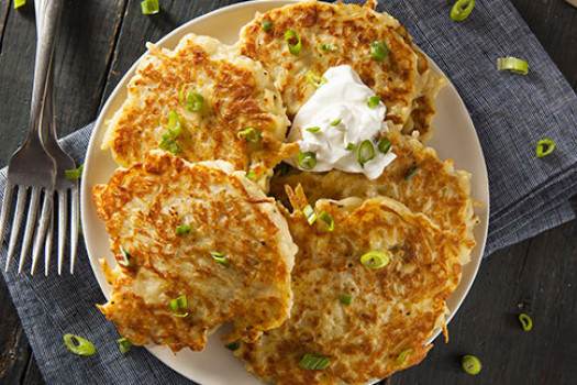PICT RECIPE Oven Baked Potato Pancakes - USDA