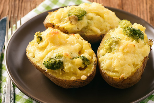 PICT RECIPE Broccoli Baked Potatoes - USDA