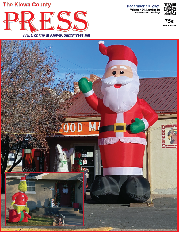 Photo of the Week - 2020-12-10 Homes and businesses across Kiowa County, Colorado are being decorated for the holiday season - Chris Sorensen