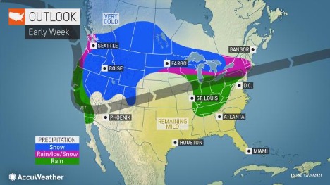 MAP Outlook for next week - AccuWeather