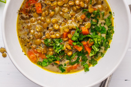 PICT RECIPE Slow Cooker Lentil Soup - USDA
