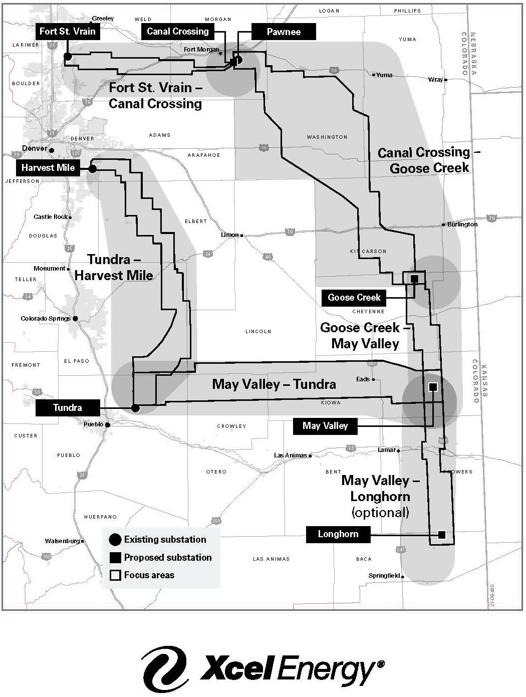 MAP Colorado's Power Pathway - Xcel Energy