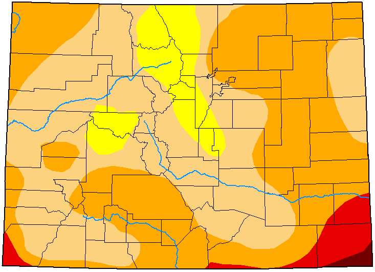 MAP Colorado Drought Conditions - May 3, 2022 - National Drought Mitigation Center