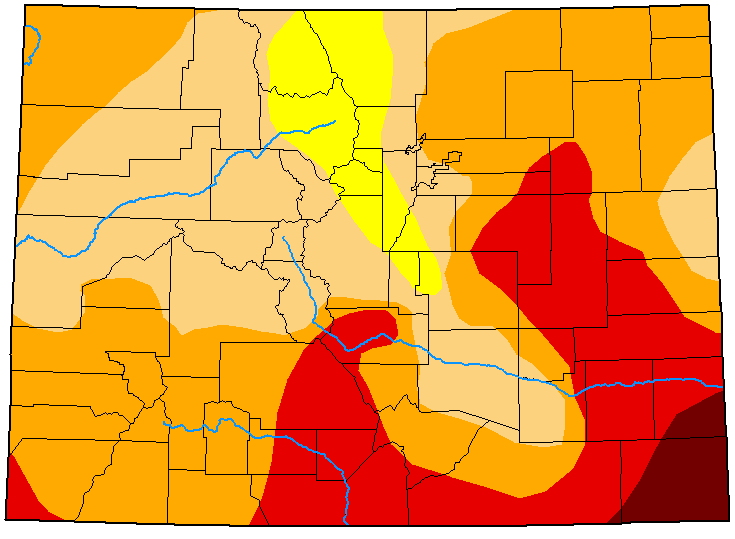 MAP Colorado Drought Conditions - May 17, 2022 - National Drought Mitigation Center