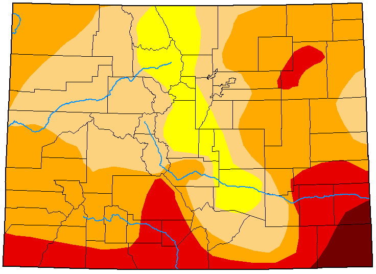 MAP Colorado Drought Conditions - May 24, 2022 - National Drought Mitigation Center