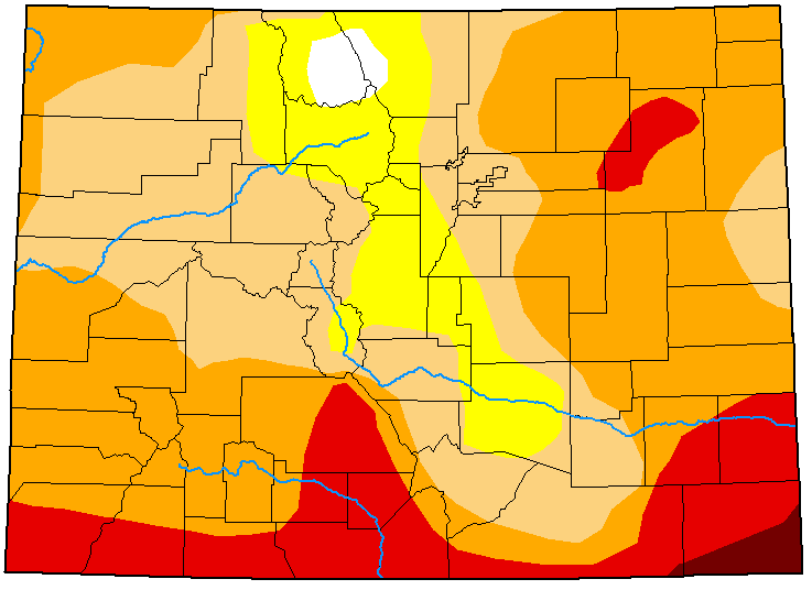 MAP Colorado Drought Conditions - May 31, 2022 - National Drought Mitigation Center