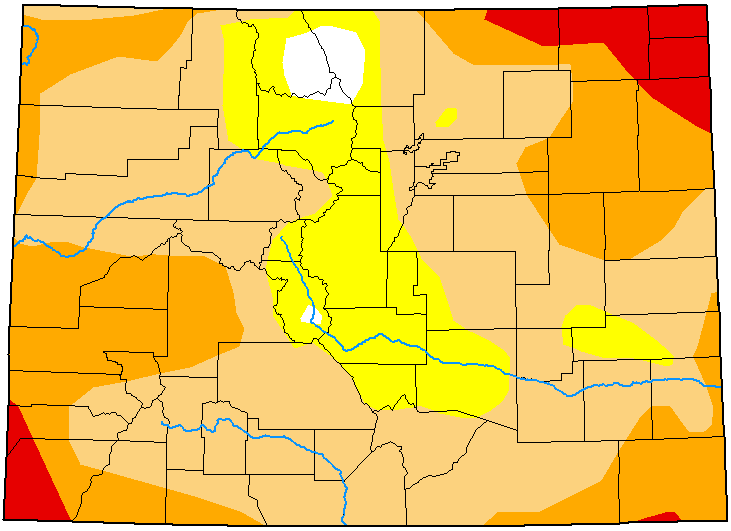 MAP Colorado Drought Conditions - July 12, 2022 - National Drought Mitigation Center