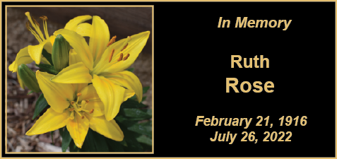 Memory Ruth Rose