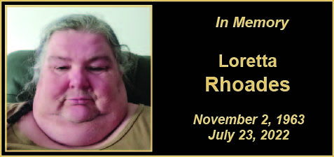 MEMORY Loretta Rhoades