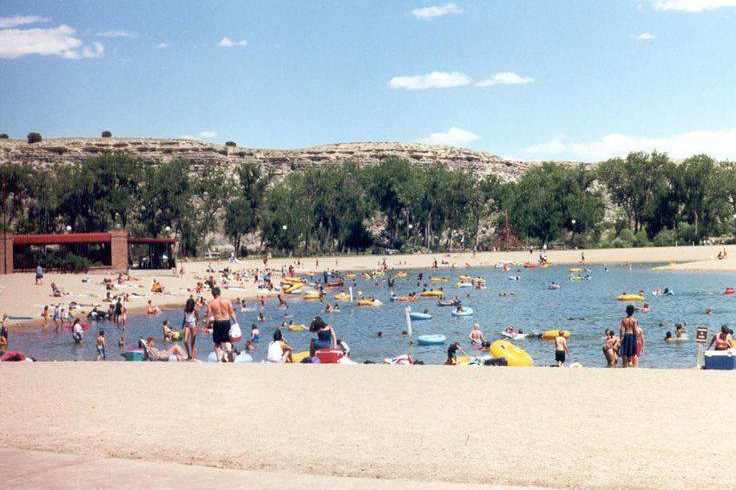PICT Rock Canyon swim beach at Lake Pueblo - CPW