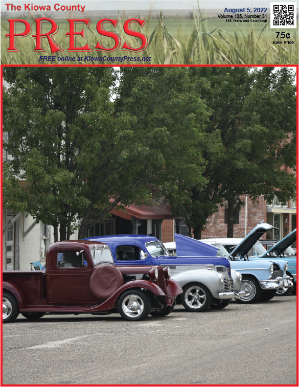 Photo of the Week - 2022-08-05 - Part of the car show during the Maine Street Bash in Eads, Kiowa County - Chris Sorensen
