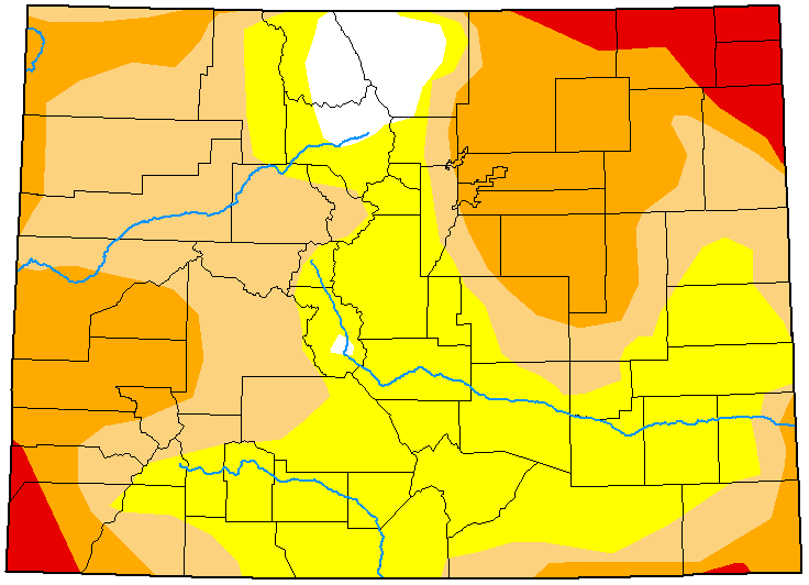 MAP Colorado Drought Conditions - August 2, 2022 - National Drought Mitigation Center