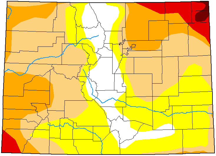 MAP Colorado Drought Conditions - August 23, 2022 - National Drought Mitigation Center
