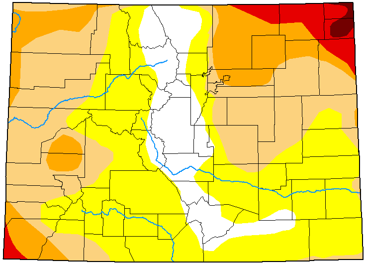 MAP Colorado Drought Conditions - August 30, 2022 - National Drought Mitigation Center