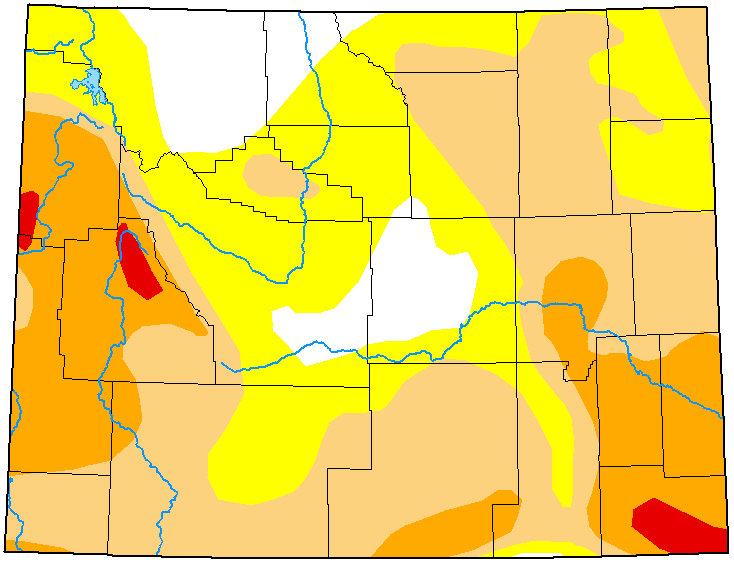 MAP Wyoming Drought Conditions - September 6, 2022 - National Drought Mitigation Center