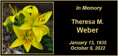 MEMORY Theresa M Weber