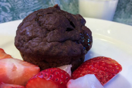 PICT RECIPE Chocolate Pumpkin Muffins - USDA