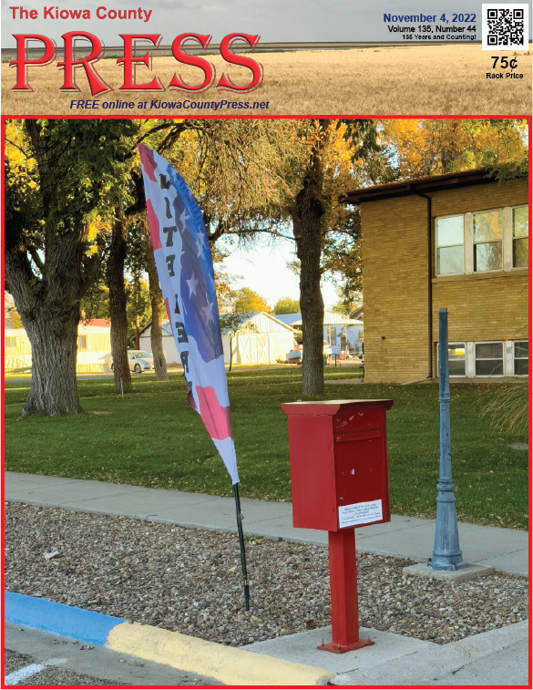 Photo of the week November 4, 2022 Kiowa County Press Eads