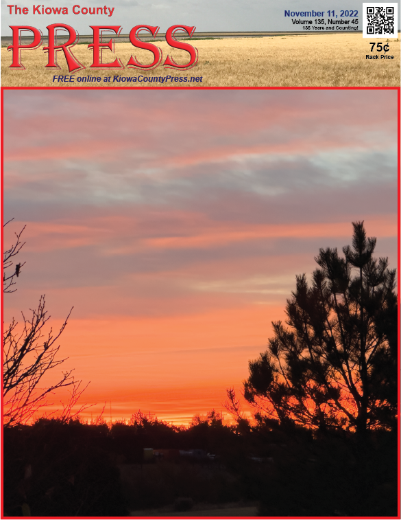 Photo of the Week - 2022-11-11 -  Sunrise over south Eads - Chris Sorensen